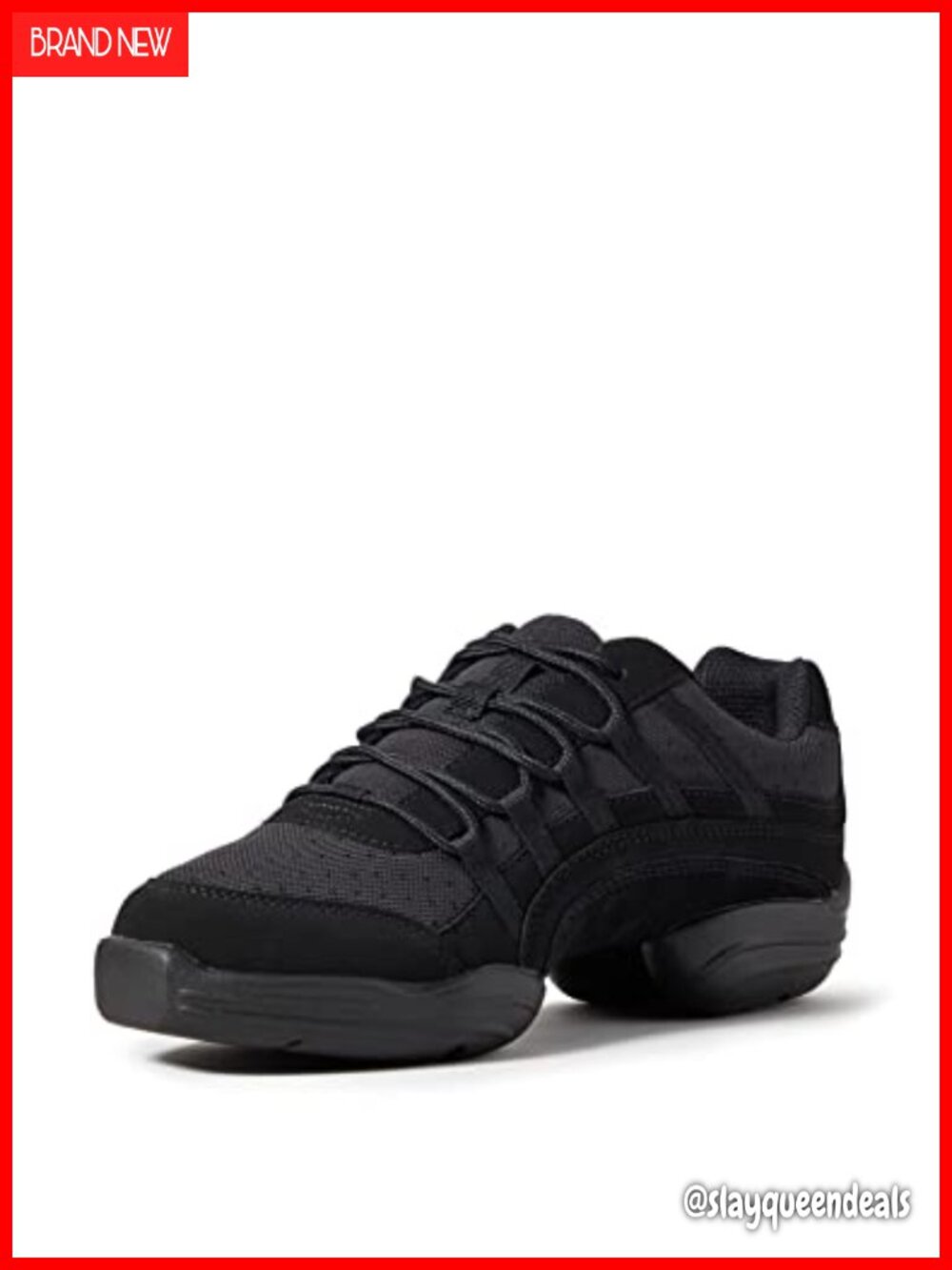 Capezio Split-Sole Dance Shoes PU Nubuck Mesh Athletic Ballet Jazz